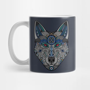 Wolf Head Ornament Mug